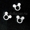 Бусина Mouse серебро 925 пр.
