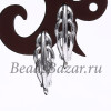Швензы, английский замок (цвет родий)