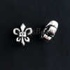 Бусина серебро 925 пр. лилия