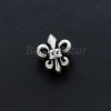 Бусина серебро 925 пр. лилия