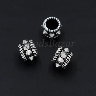 Бусина серебро 925 пр. шипы