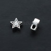 Бусина серебро 925 пр. звездочка