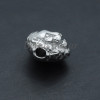 Бусина лев 11 мм, нержавеющая сталь