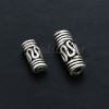 Бусина серебро 925 пр. трубочка