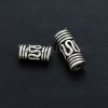 Бусина серебро 925 пр. трубочка