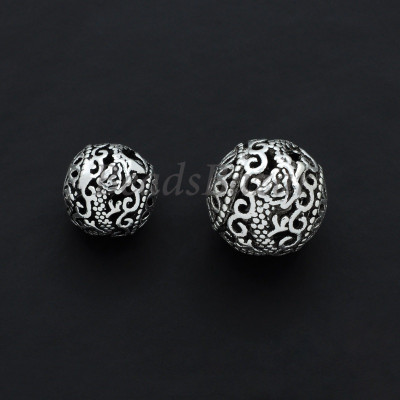 Бусина серебро 925 пр. дракон
