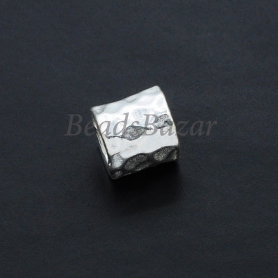 Бусина серебро 925 пр. мятая 5,4 мм