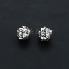 Бусина серебро 925 пр. 6*5 мм лотос