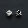 Бусина серебро 925 пр. 6*5 мм лотос